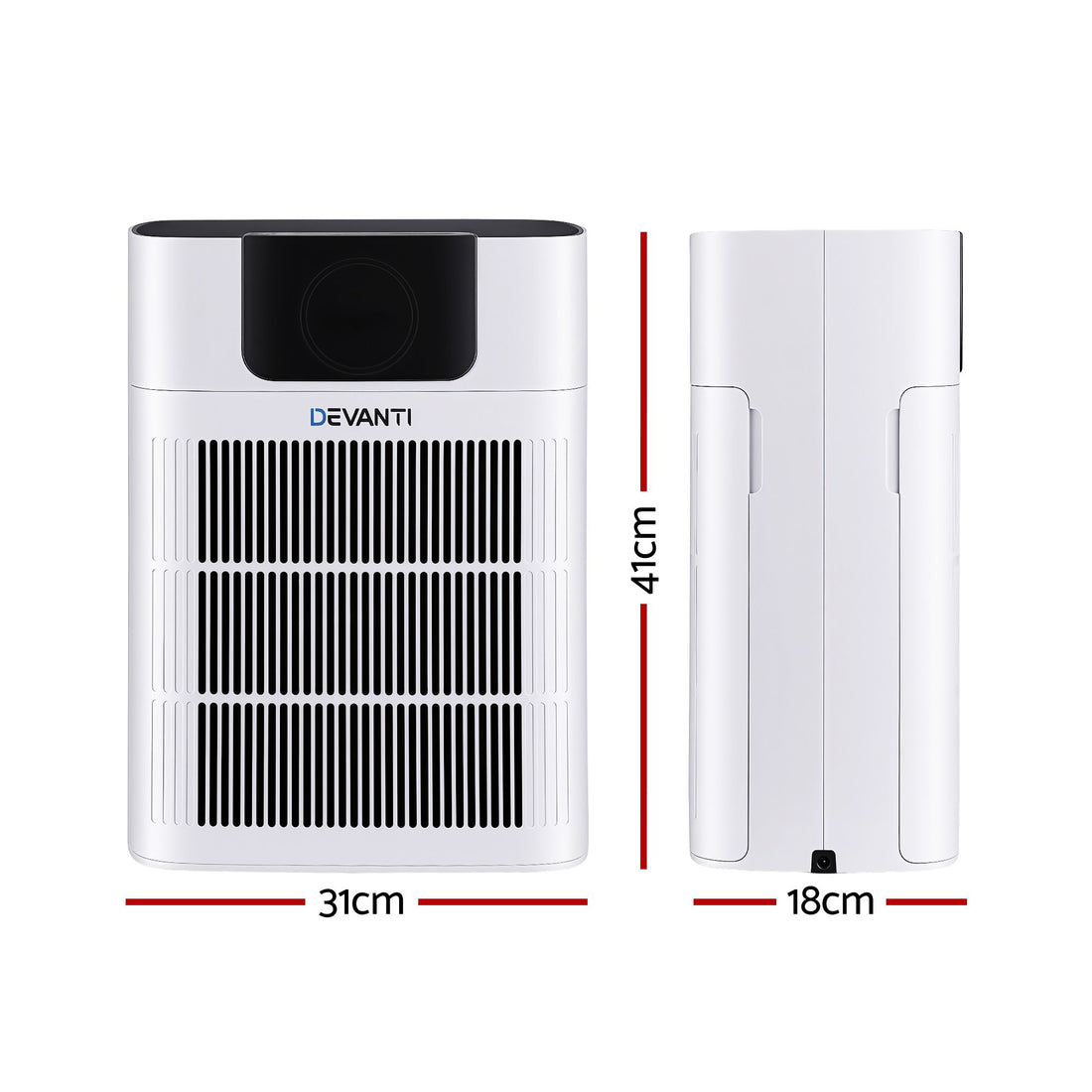 Devnati Pet Air Purifier 3 Stage HEPA Filter Cleaner PM25 Display Cat Dog Hair White-Appliances > Aroma Diffusers &amp; Humidifiers > Purifiers-PEROZ Accessories