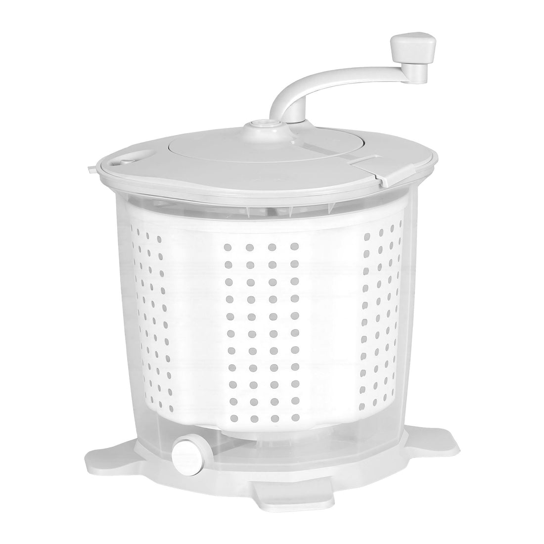 Devanti Portable Washing Machine Manual Spin Dryer Compact for Camping Caravan Apartment-Appliances > Washers, Dryers &amp; Irons > Washing Machines-PEROZ Accessories