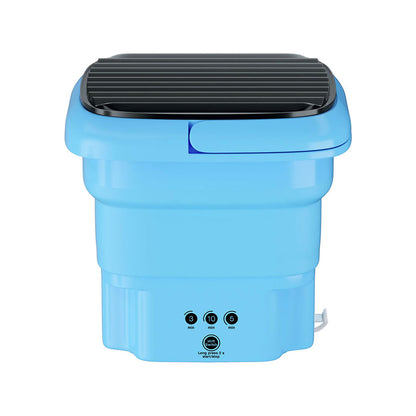 Devanti Portable Washing Machine 4.5L Blue-Appliances &gt; Washers &amp; Dryers-PEROZ Accessories