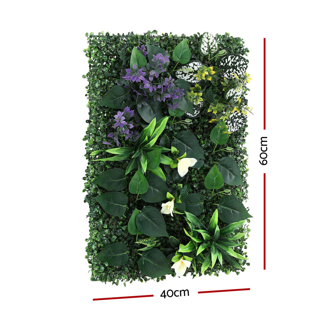Gardeon 4PCS Artificial Plant Wall Panels 40X60CM Boxwood Panel Hedge Grass Backdrop Backyard Green Decor-Home &amp; Garden > Artificial Plants > Artificial Wall Plants-PEROZ Accessories