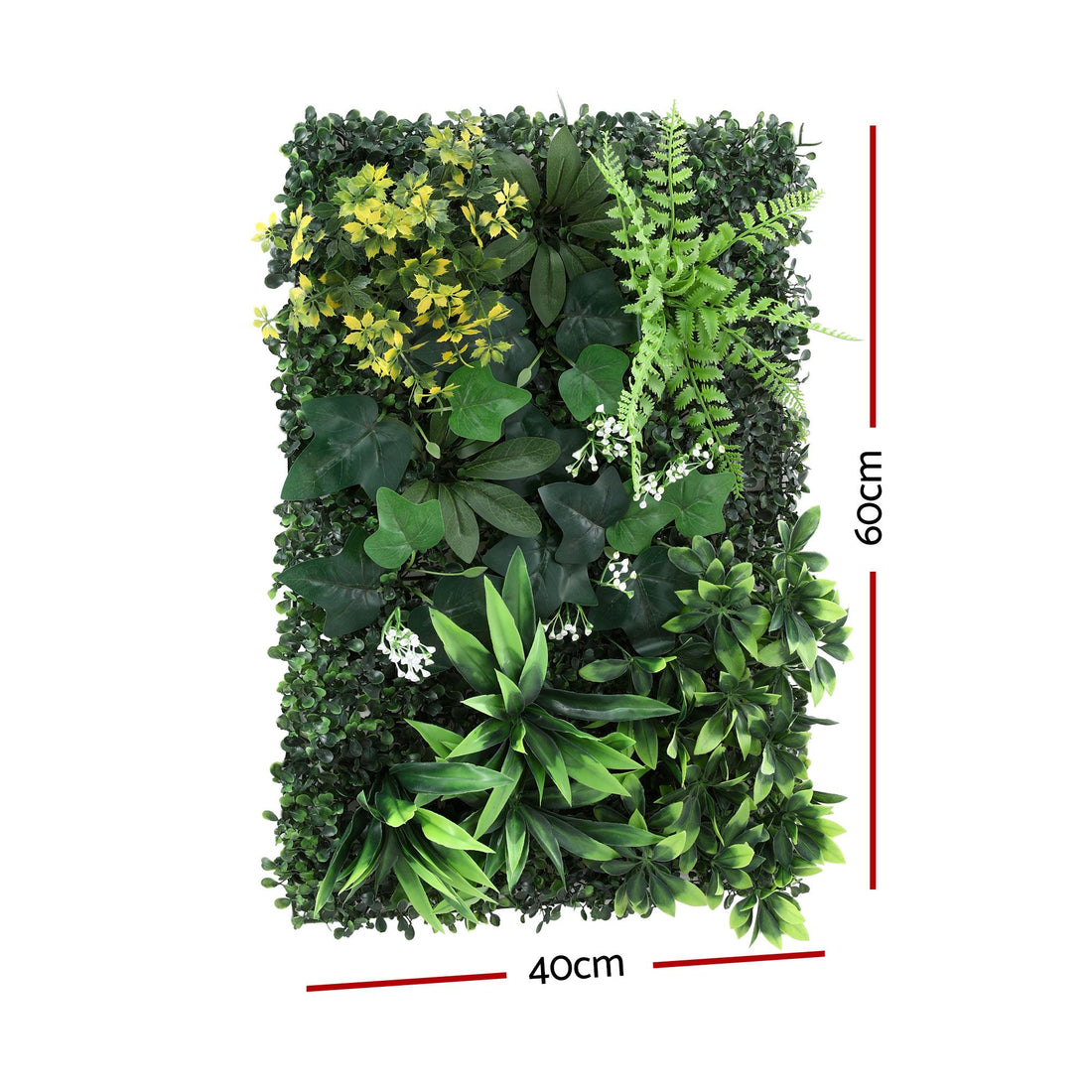 Gardeon 4PCS Artificial Plant Wall Panels 40X60CM Boxwood Panel Backyard Hedge Grass Backdrop Green Decor-Home &amp; Garden > Artificial Plants > Artificial Wall Plants-PEROZ Accessories