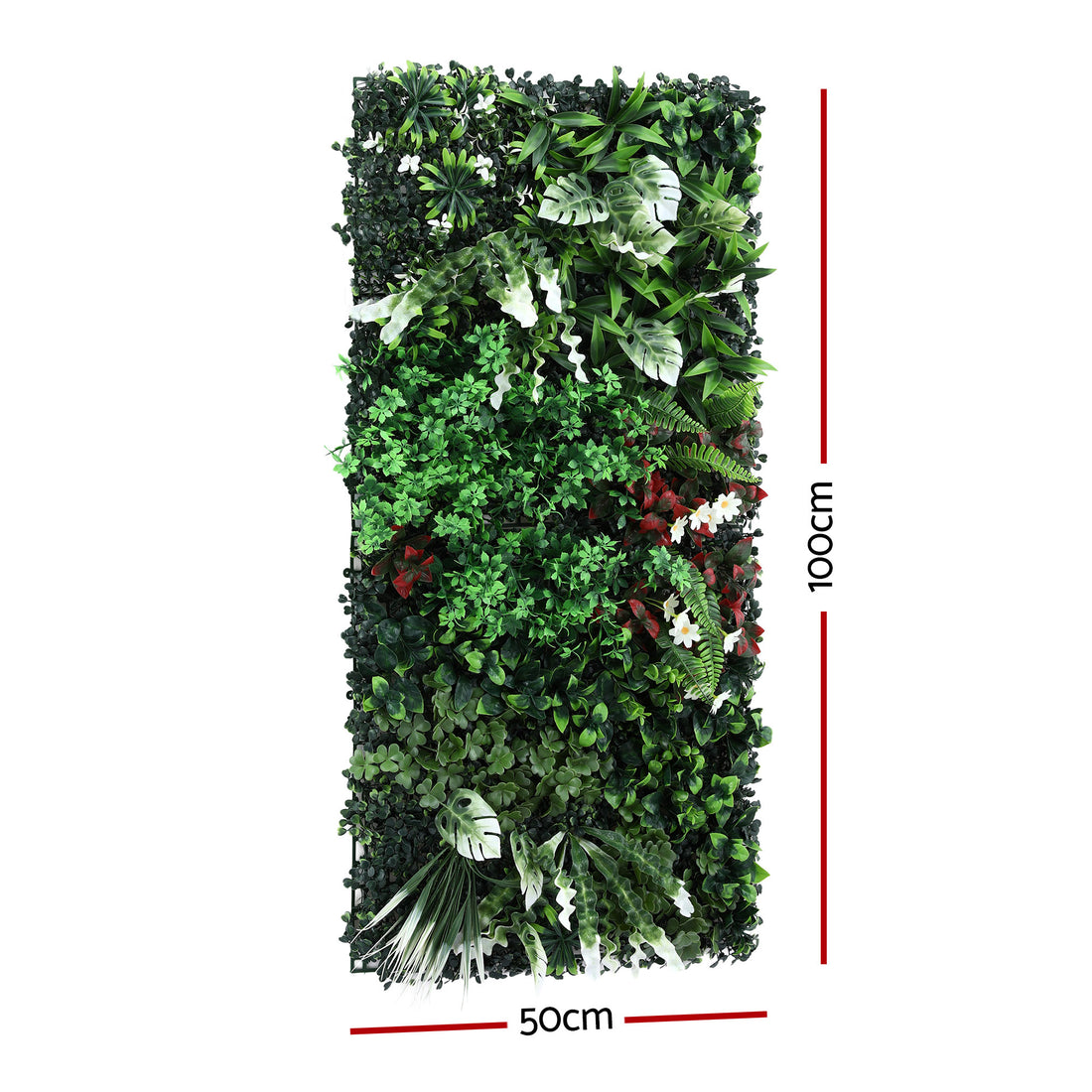 Gardeon Artificial Plant Wall Panels 50X100CM Boxwood Panel Hedge Grass Backdrop Green Decor Backyard-Home &amp; Garden > Artificial Plants > Artificial Wall Plants-PEROZ Accessories