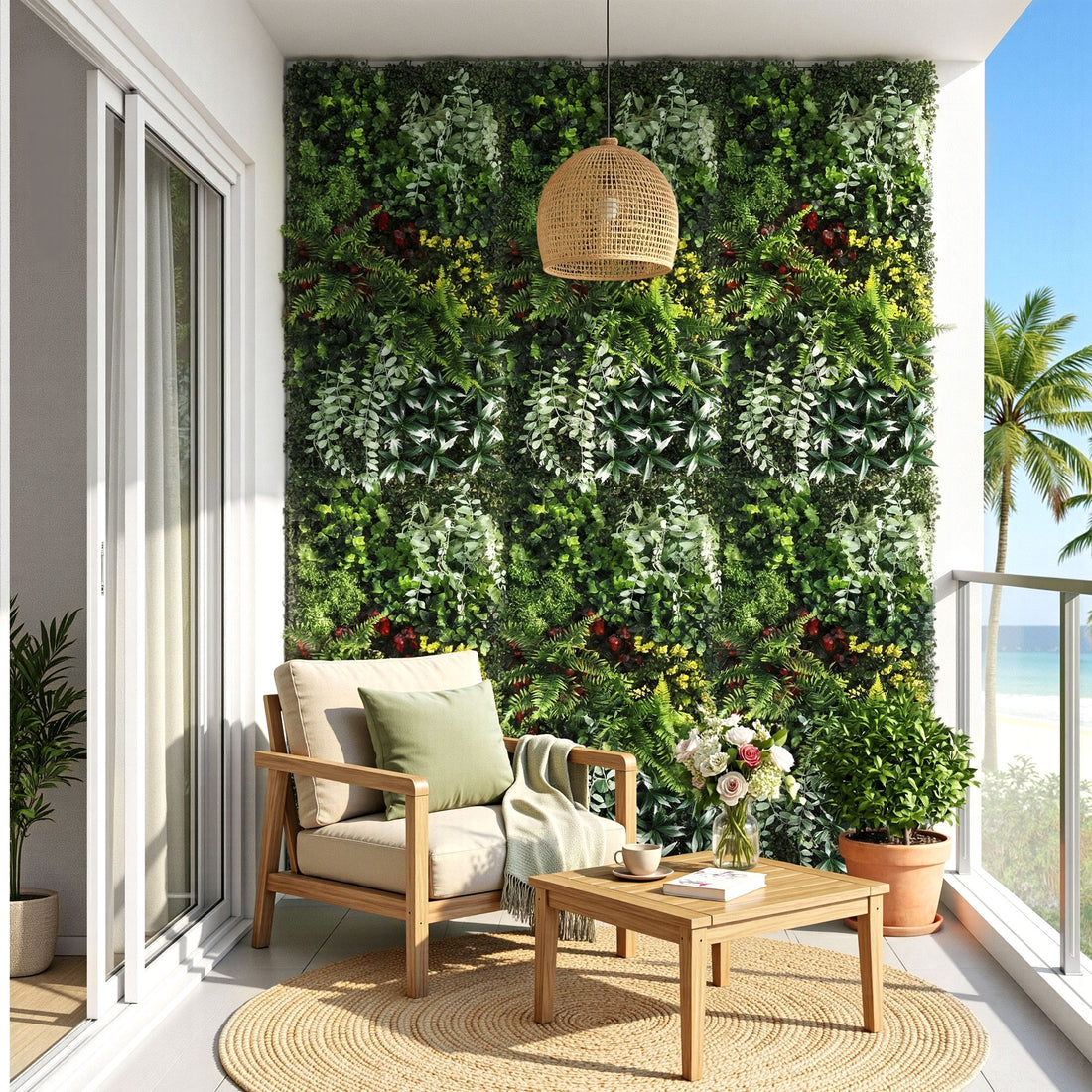 Gardeon Artificial Plant Wall Panels 50X100CM Boxwood Panel Hedge Grass Backdrop Backyard Green Decor-Home &amp; Garden > Artificial Plants > Artificial Wall Plants-PEROZ Accessories