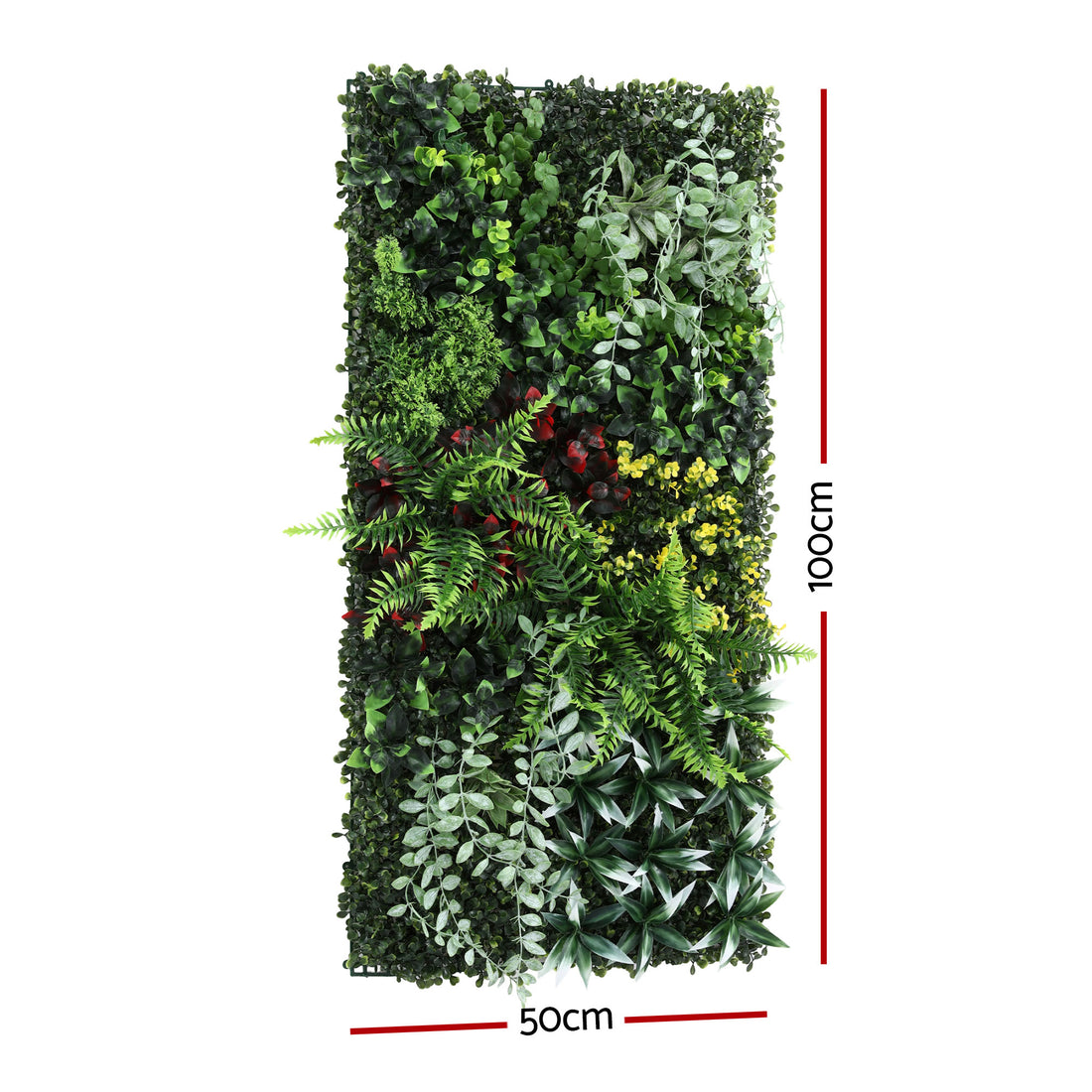Gardeon Artificial Plant Wall Panels 50X100CM Boxwood Panel Hedge Grass Backdrop Backyard Green Decor-Home &amp; Garden > Artificial Plants > Artificial Wall Plants-PEROZ Accessories