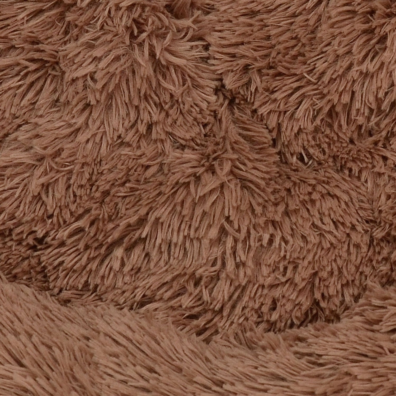 Pawfriends Pet Dog Bed Bedding Warm Plush Round Soft Dog Nest Light Coffee XXL 120cm-Pet Care > Dog Supplies > Dog Beds-PEROZ Accessories