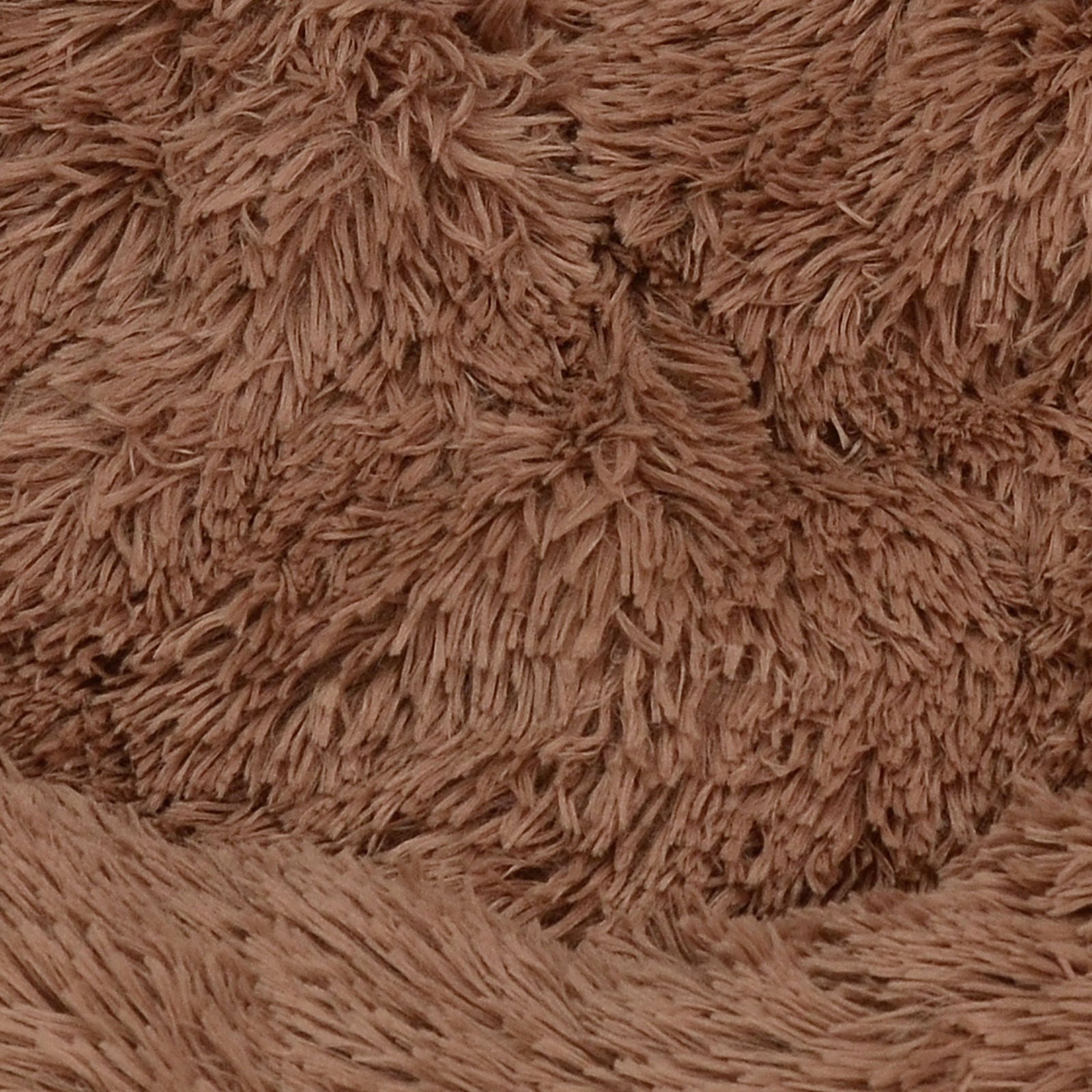 Pawfriends Pet Dog Bed Bedding Warm Plush Round Soft Dog Nest Light Coffee XXL 120cm-Pet Care > Dog Supplies > Dog Beds-PEROZ Accessories