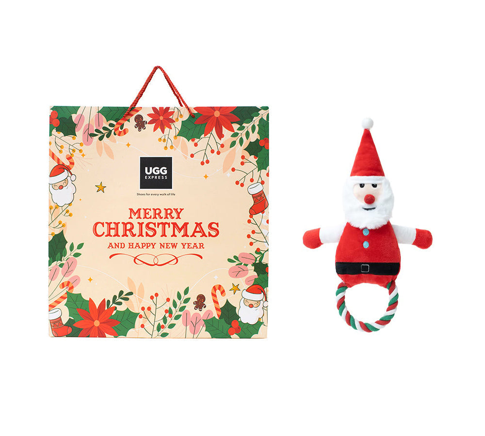 Pet Christmas Santa Chewers and Gift Bag-Chewers-PEROZ Accessories