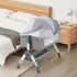 PlayPals Baby Cot Crib Bed Portable Bassinet Bedside Sleeper Adjustable-Baby Cot-PEROZ Accessories