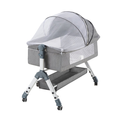 PlayPals Baby Cot Crib Bed Portable Bassinet Bedside Sleeper Adjustable-Baby Cot-PEROZ Accessories