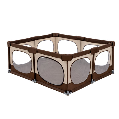 Playpals Baby Playpen Kids Safety Gate 150x180cm-Kid Playpens-PEROZ Accessories