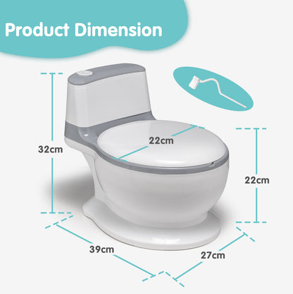 Playpals Kids Potty Trainer Seat Child Toilet Training Non-Slip-Kid Potty Seat-PEROZ Accessories