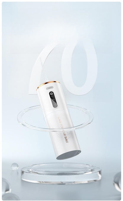 Portable Electric Water Flosser - USB-C Rechargeable, Multiple Modes, Gingival Protection(White)-Oral Care-PEROZ Accessories