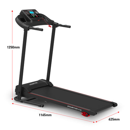 Powertrain K100 Electric Treadmill Foldable Home Gym Cardio-Walking Pad-PEROZ Accessories