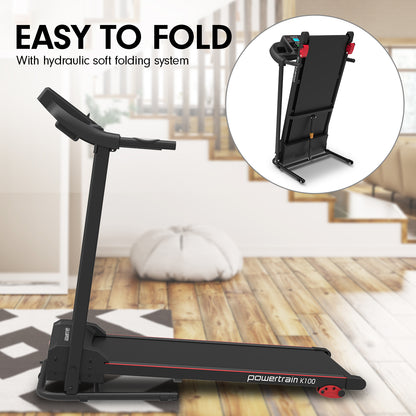 Powertrain K100 Electric Treadmill Foldable Home Gym Cardio-Walking Pad-PEROZ Accessories