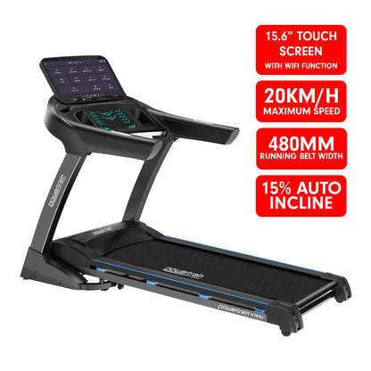 Powertrain V1100 Treadmill with Wifi Touch Screen &amp; Incline-Walking Pad-PEROZ Accessories