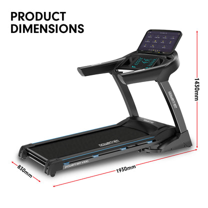 Powertrain V1100 Treadmill with Wifi Touch Screen &amp; Incline-Walking Pad-PEROZ Accessories