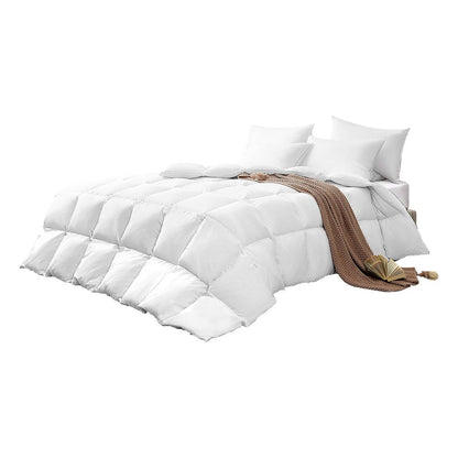 Bedra 700GSM Goose Down Quilt Doona Duvet Blanket Queen-Quilts-PEROZ Accessories