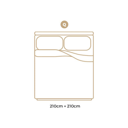 Bedra Microfiber Queen Quilt Duvert Insert 400GSM-Bamboo Quilts-PEROZ Accessories