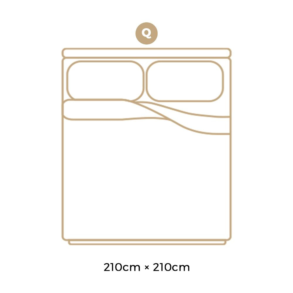 Bedra Microfiber Queen Quilt Duvert Insert 400GSM-Bamboo Quilts-PEROZ Accessories
