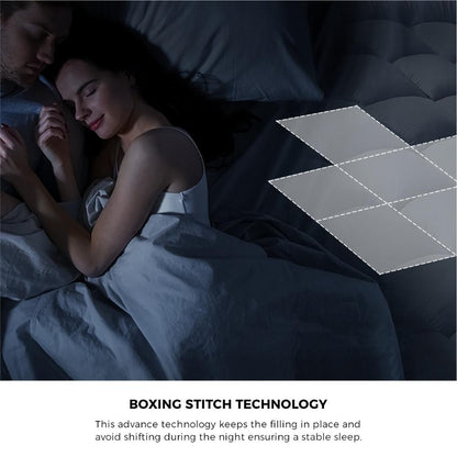 Bedra All Season Microfibre Bamboo Quilt 400GSM Winter Duvet Doona Super King-Microfiber Quilt-PEROZ Accessories