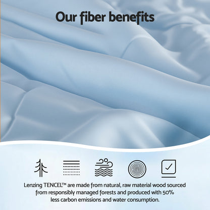 Giselle Tencel Quilt 200GSM Summer Quilts Comforter Doona Light Weight Soft Throw Blanket Single-Home &amp; Garden &gt; Bedding &gt; Quilts &amp; Duvets-PEROZ Accessories