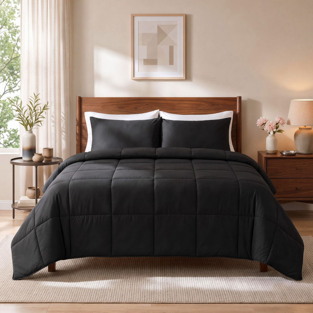 Giselle 200GSM Bamboo Microfibre Double Quilt Lightweight All Season Doona Duvet-Home &amp; Garden > Bedding > Quilts &amp; Duvets-PEROZ Accessories
