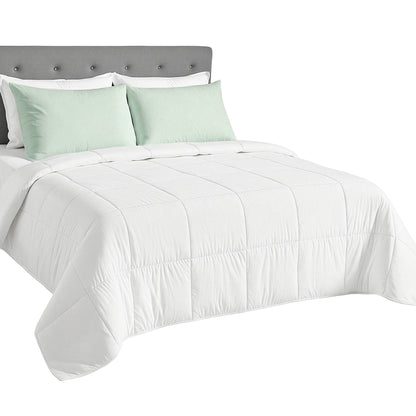 Giselle Bedding 200GSM Bamboo Quilt Summer Quilts All Season Doona Duvet Lightweight Super King-Home &amp; Garden &gt; Bedding &gt; Quilts &amp; Duvets-PEROZ Accessories
