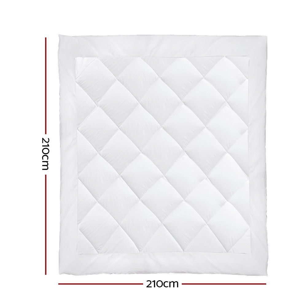 Giselle Bedding 700GSM Microfibre Bamboo Quilt Queen-Home &amp; Garden > Bedding-PEROZ Accessories