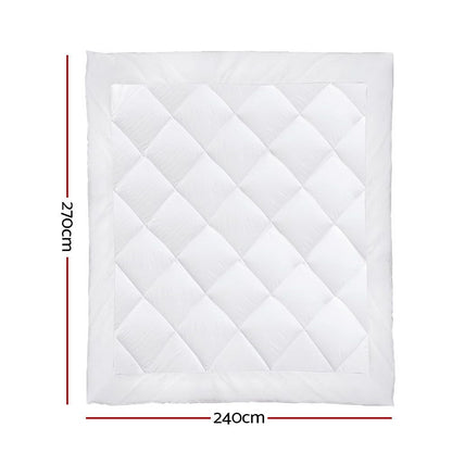 Giselle Bedding 700GSM Microfibre Bamboo Quilt Super King-Quilts-PEROZ Accessories