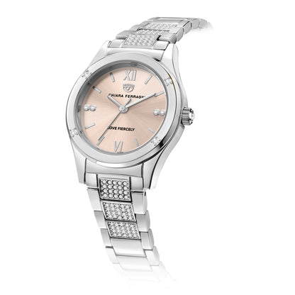 Chiara Ferragni Contamporary Silver Rose 32mm Watch-Watches-PEROZ Accessories
