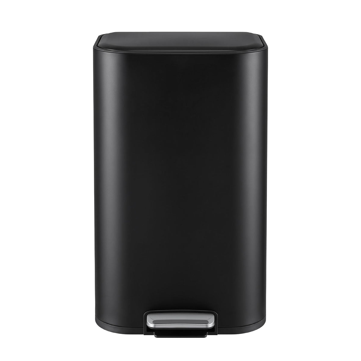 Cefito 30L Pedal Rubbish Bin Kitchen Trash Garbage Waste Can Soft Close Black-Home &amp; Garden > Kitchen Bins > Pedal Bins-PEROZ Accessories