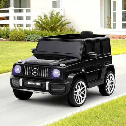 Kids Electric Ride On Car Mercedes-Benz Licensed AMG G63 Toy Cars 12V Black-Ride on Toys - Cars-PEROZ Accessories