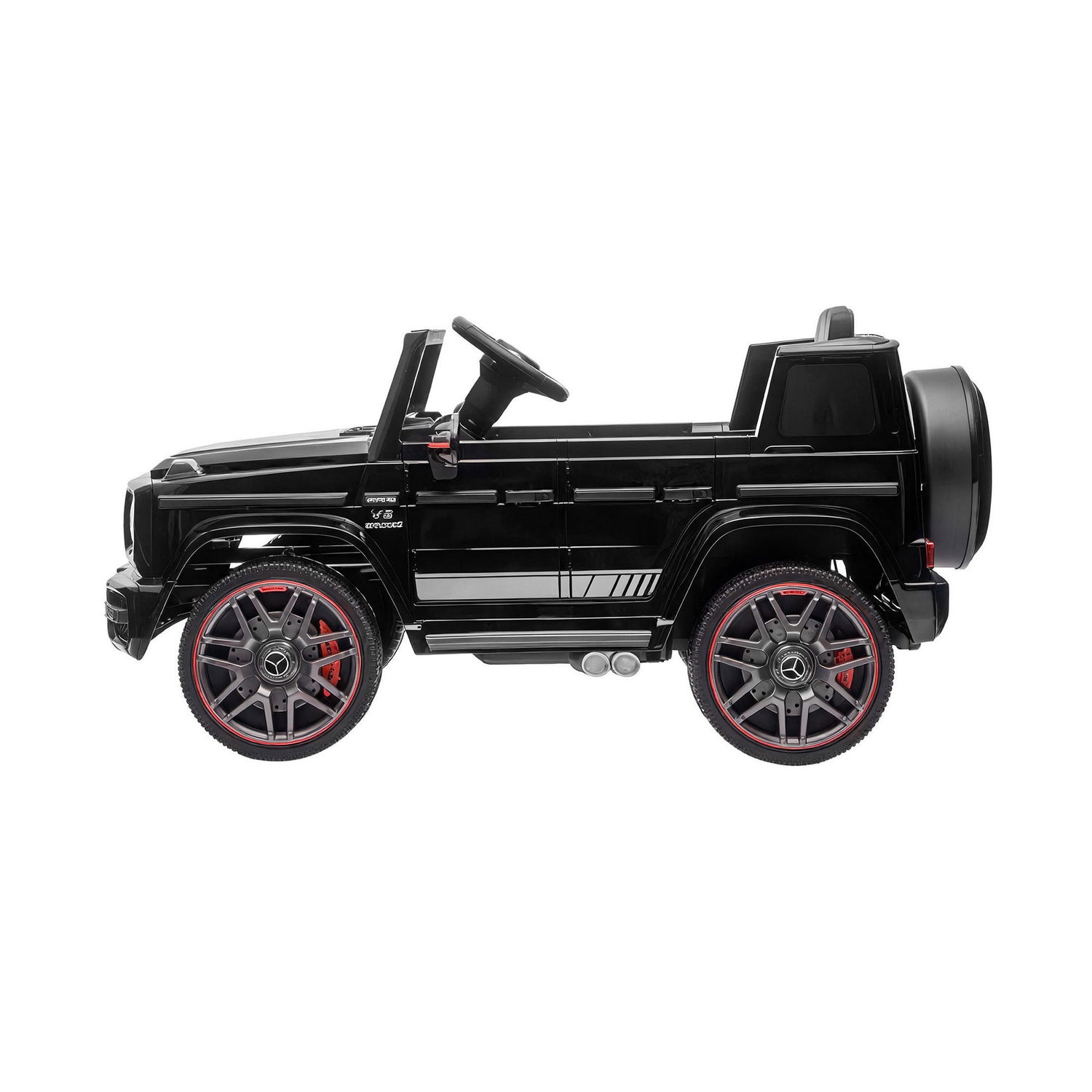 Kids Electric Ride On Car G63 Toy Cars Remote Control Black-Baby &amp; Kids > Ride On Cars, Go-karts &amp; Bikes > Ride On Cars-PEROZ Accessories