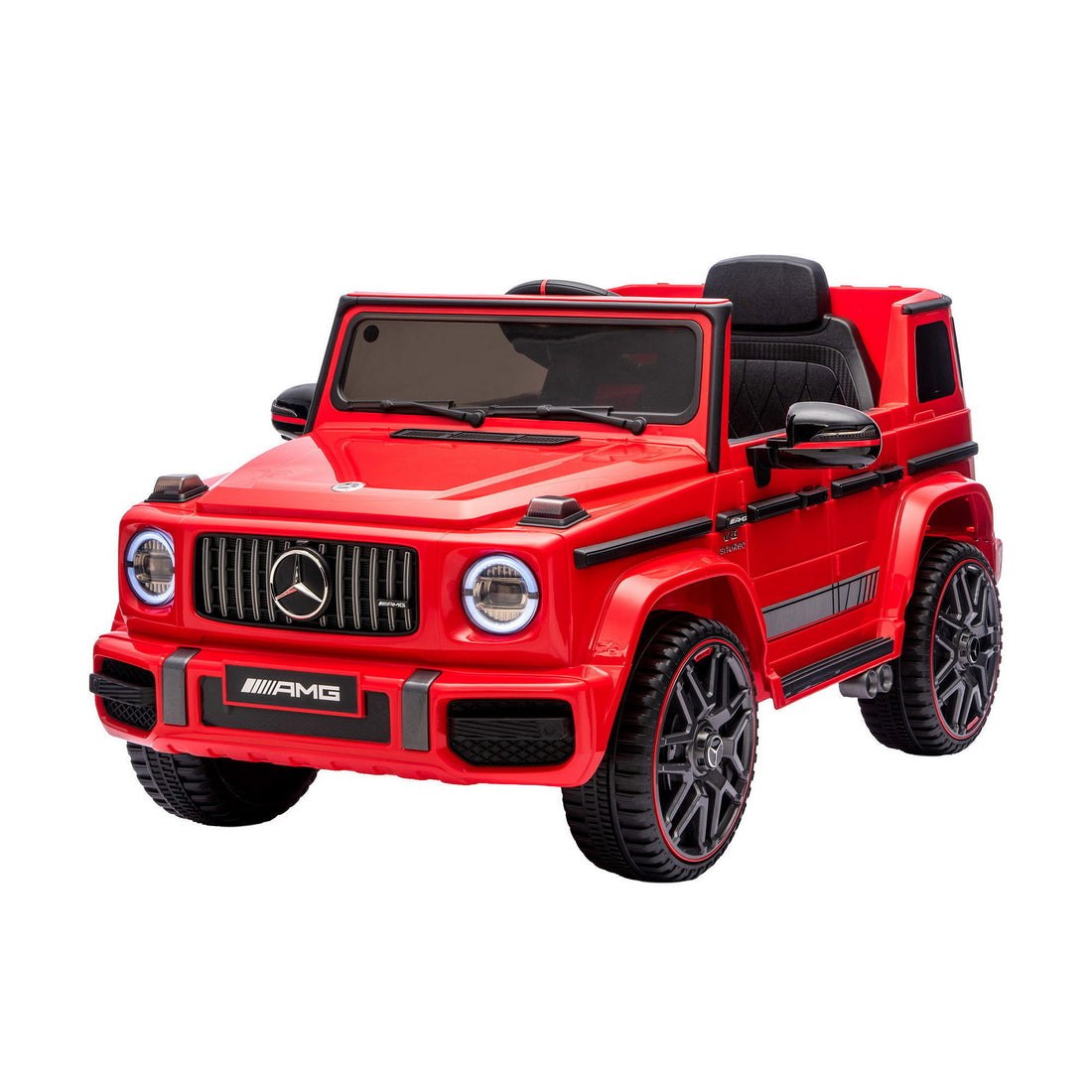 Kids Electric Ride On Car G63 Toy Cars Remote Control Red-Baby &amp; Kids > Ride On Cars, Go-karts &amp; Bikes > Ride On Cars-PEROZ Accessories