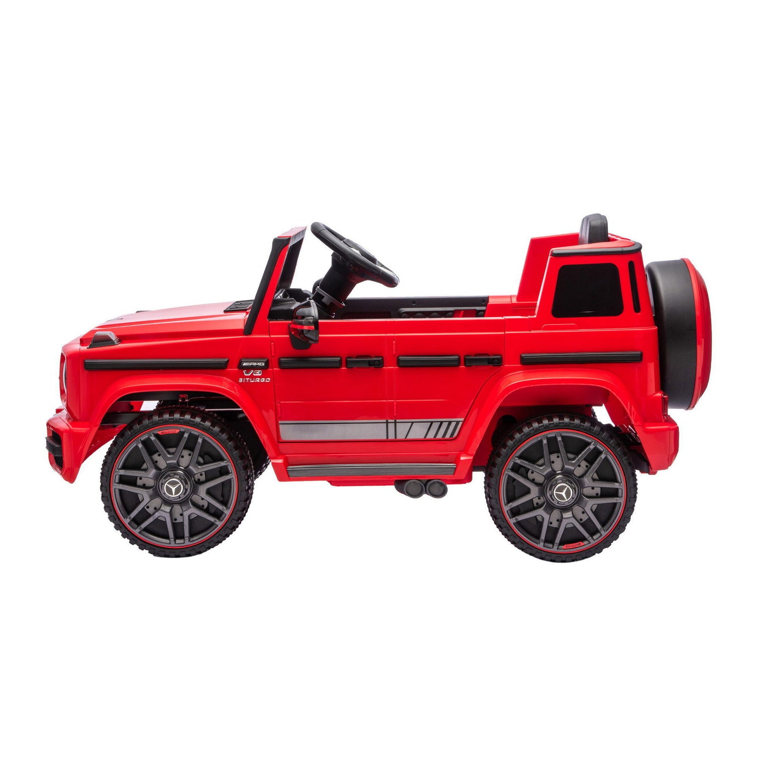 Kids Electric Ride On Car G63 Toy Cars Remote Control Red-Baby &amp; Kids > Ride On Cars, Go-karts &amp; Bikes > Ride On Cars-PEROZ Accessories