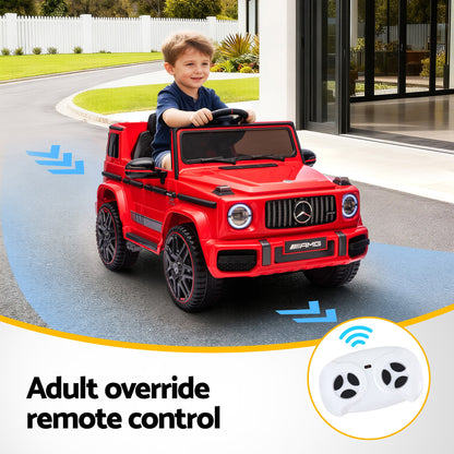 Kids Electric Ride On Car G63 Toy Cars Remote Control Red-Baby &amp; Kids > Ride On Cars, Go-karts &amp; Bikes > Ride On Cars-PEROZ Accessories