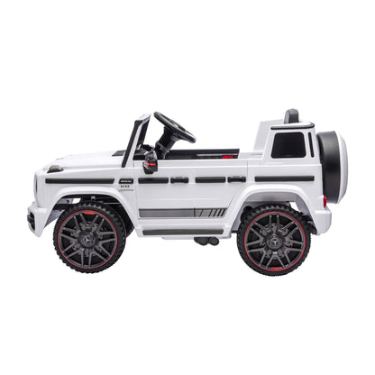Kids Electric Ride On Car G63 Toy Cars Remote Control White-Baby &amp; Kids > Ride On Cars, Go-karts &amp; Bikes > Ride On Cars-PEROZ Accessories