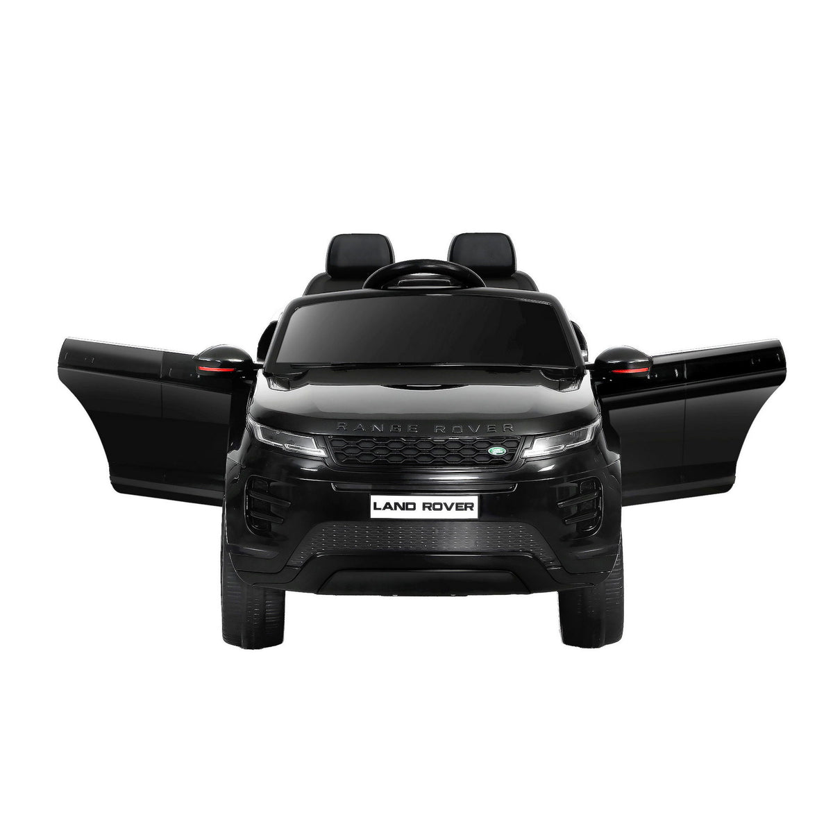 Kids Electric Ride On Car Land Rover Licensed Toy Cars Remote 12V Battery Black-Ride on Toys - Cars-PEROZ Accessories