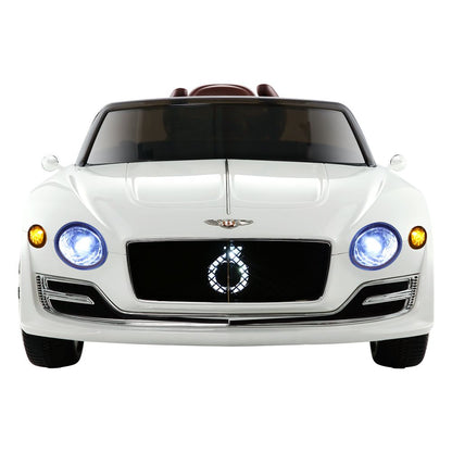 Kids Electric Ride On Car Bentley Licensed EXP12 Toy Cars Remote 12V White-Ride on Toys - Cars-PEROZ Accessories