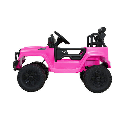 Rigo Kids Electric Ride On Car Jeep Toy Cars Remote 12V Pink-Ride on Toys - Cars-PEROZ Accessories