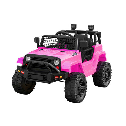 Rigo Kids Electric Ride On Car Jeep Toy Cars Remote 12V Pink-Ride on Toys - Cars-PEROZ Accessories