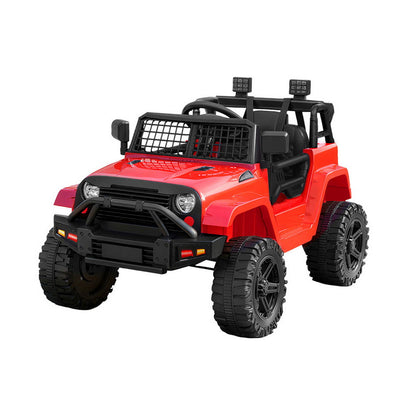 Rigo Kids Electric Ride On Car Jeep Toy Cars Remote 12V Red-Ride on Toys - Cars-PEROZ Accessories