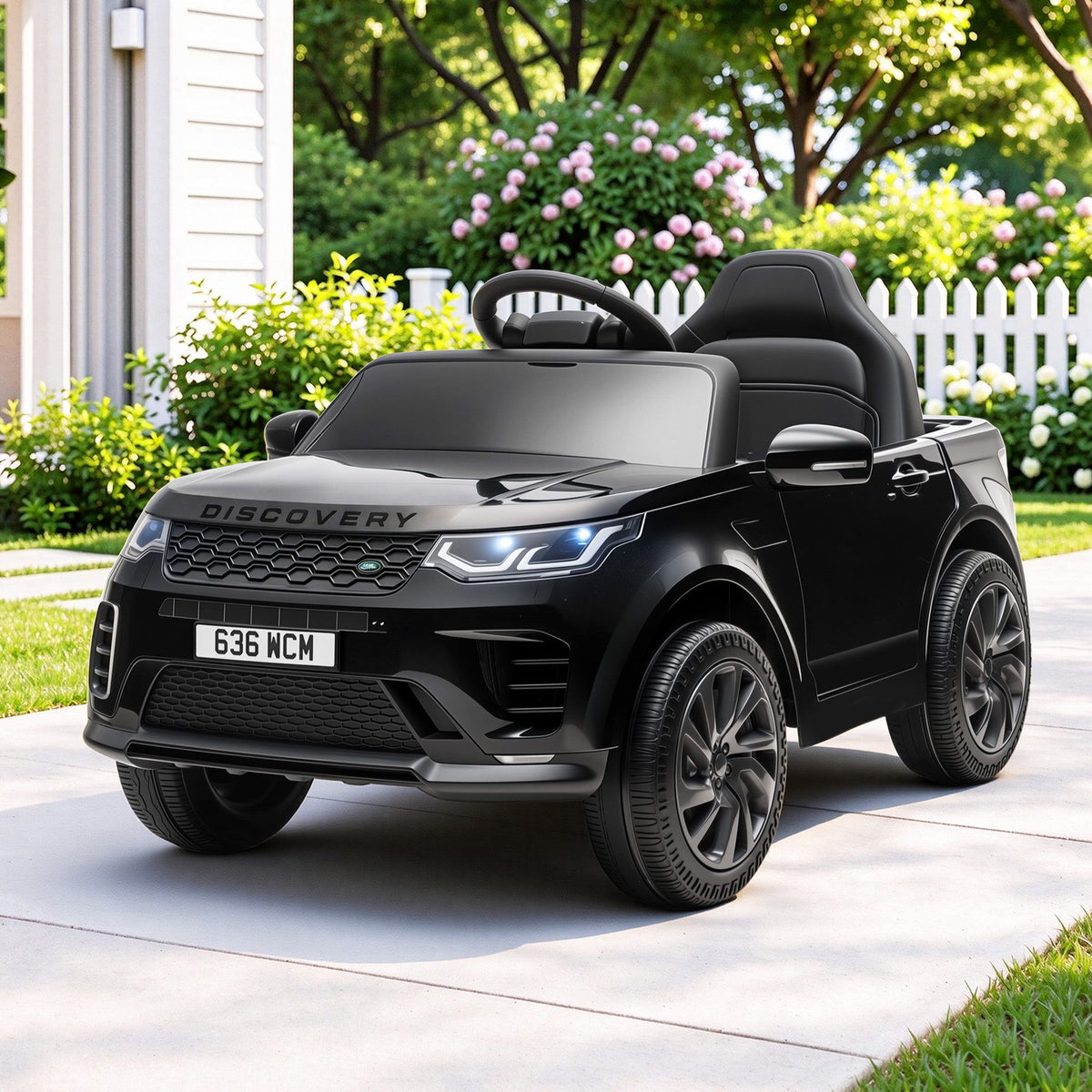 Land Rover Ride On Car Kids SUV 12V Kids Electric Car Remote Control Black-Baby &amp; Kids > Ride On Cars, Go-karts &amp; Bikes > Ride On Cars-PEROZ Accessories
