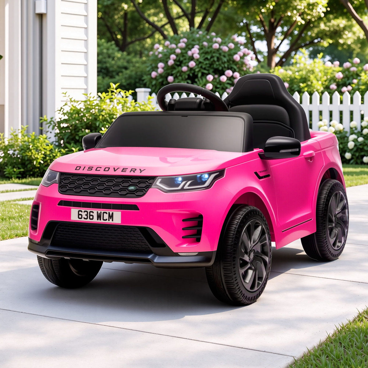 Land Rover Ride On Car Kids SUV 12V Kids Electric Car Remote Control Pink-Baby &amp; Kids > Ride On Cars, Go-karts &amp; Bikes > Ride On Cars-PEROZ Accessories