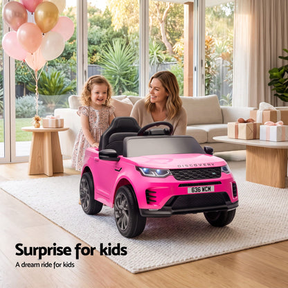 Land Rover Ride On Car Kids SUV 12V Kids Electric Car Remote Control Pink-Baby &amp; Kids > Ride On Cars, Go-karts &amp; Bikes > Ride On Cars-PEROZ Accessories