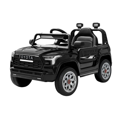 Toyota Ride On Car Kids SUV 12V Remote Control Sequoia TRD Pro Black-Baby &amp; Kids > Ride On Cars, Go-karts &amp; Bikes > Ride On Cars-PEROZ Accessories