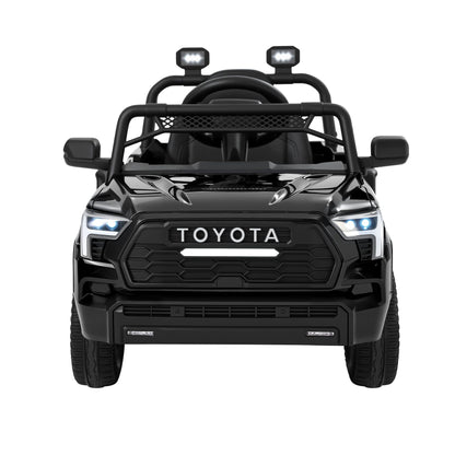 Toyota Ride On Car Kids SUV 12V Remote Control Sequoia TRD Pro Black-Baby &amp; Kids > Ride On Cars, Go-karts &amp; Bikes > Ride On Cars-PEROZ Accessories