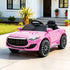 Rigo Kids Electric Ride On Car Toys Cars Headlight Music Remote Control 12V Pink-Ride on Toys - Cars-PEROZ Accessories