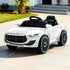 Rigo Kids Electric Ride On Car Cars Music Headlight Remote Control 12V White-Ride on Toys - Cars-PEROZ Accessories
