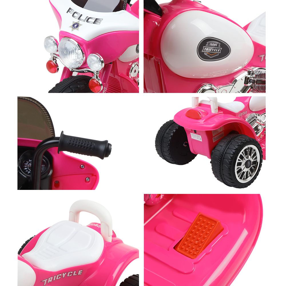Rigo Kids Ride On Motorcycle Motorbike Car Harley Style Electric Toy Police Bike-Ride on Toys - Motorbikes-PEROZ Accessories